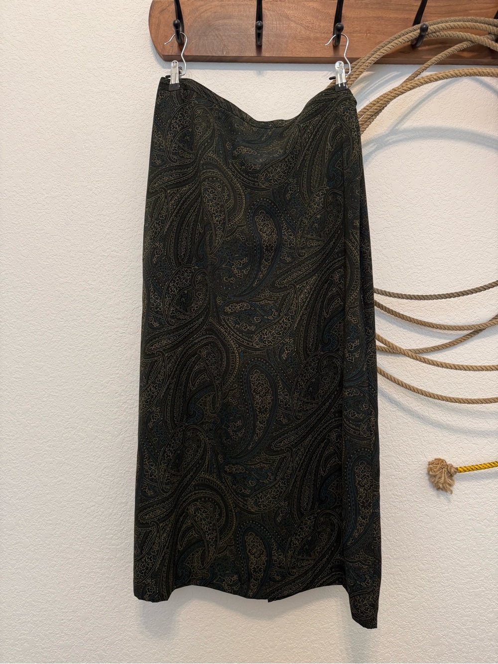 VTG 90s I.N. Studio Paisley Midi Skirt – Whimsigoth Earthy Grunge